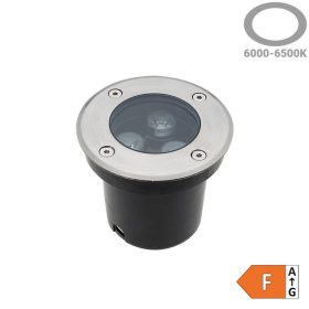 Kisméretű, 3W-os, rozsdamentes acél kültéri süllyesztett LED spotlámpa