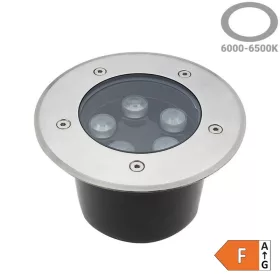 Kisméretű, 5W-os, rozsdamentes acél kültéri süllyesztett LED spotlámpa