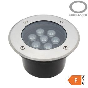 Kisméretű, 5W-os, rozsdamentes acél kültéri süllyesztett LED spotlámpa