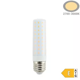E27-es 12W-os extra vékony üveg LED kukorica izzó 1550 lumenes meleg fehér fénnyel