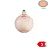 11708 nagyméretű G125-ös E27 designer LED izzó réz színű burával és 1800K extra meleg fénnyel
