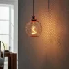 11708 nagyméretű G125-ös E27 designer LED izzó réz színű burával és 1800K extra meleg fénnyel