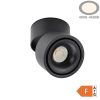 Dönthető LED Spotlámpa 12W, 960lm, Természetes Fényű, Fekete