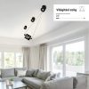 Dönthető LED Spotlámpa 12W, 960lm, Természetes Fényű, Fekete