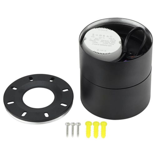 Dönthető LED Spotlámpa 12W, 960lm, Meleg Fényű. Fekete