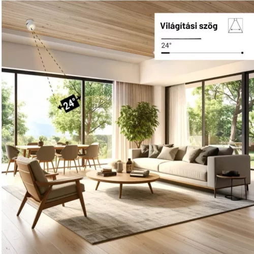 Dönthető LED Spotlámpa 12W, 960lm, Meleg Fényű