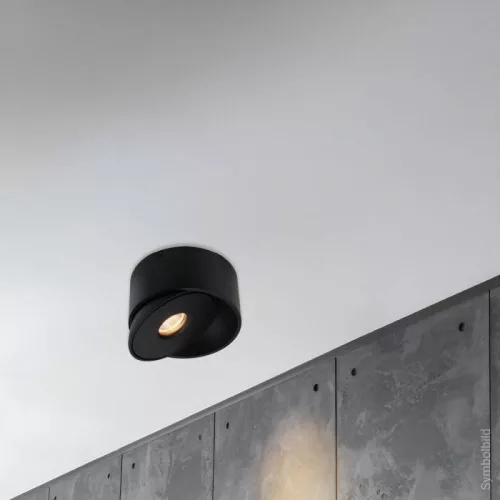 Prémium Falon Kívüli Billenthető LED Spotlámpa, 30W, 3000lm, 24°, CCT, Fekete – Élethű Színek (CRI90) és Irányítható Fény
