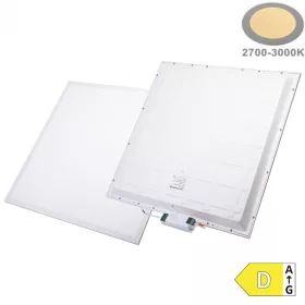 LED panel 60x60cm 36W 4320lm 120lm/W 2700K Backlit IP20