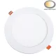 Kerek fehér süllyeszthető slim LED panel választható 3CCT színhőmérséklettel, 24 watt