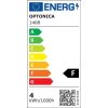 Optonica G45 LED izzó E14 3,5W 300lm Természetes fehér