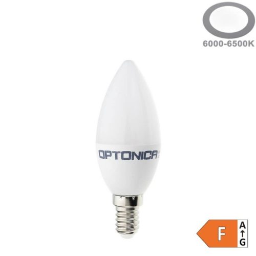 Optonica LED gyertya izzó E14 3,7W 320lm Hideg fehér