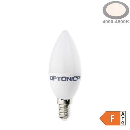 Optonica LED gyertya izzó E14 3,7W 320lm Természetes fehér