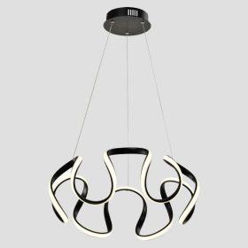 BLACK ARTE ILLUMINA ORBIT LED függeszték – 60W – modern fekete kör alakú mennyezeti lámpa