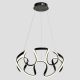 BLACK ARTE ILLUMINA ORBIT LED függeszték – 60W – modern fekete kör alakú mennyezeti lámpa