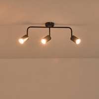 OLYMP 3-as Mennyezeti Spotlámpa (GU10) – Irányítható Fejekkel, Fekete