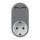 3az1-ben Konnektor Elosztó és USB Töltő – Gyerekvédelemmel, Szürke