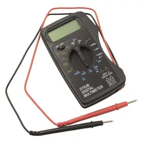 Kompakt, digitális zseb-multiméter DT-83B mérőzsinórokkal