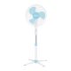 Eurolamp Álló Ventilátor – Φ40cm, 60W, 3 Sebesség, Kék-Fehér