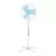Eurolamp Álló Ventilátor – Φ40cm, 60W, 3 Sebesség, Kék-Fehér