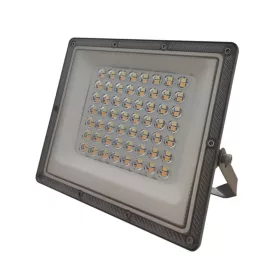 EUROLAMP PLUS 24498 50W-os nagy fényerejű 3CCT LED reflektor előszerelt kábellel és fekete IP66-os házzal