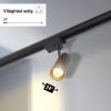 Bridgelux sínes LED lámpa 12W 1200lm 24° 4000K fekete