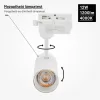 Bridgelux sínes LED lámpa 12W 1200lm 24° 4000K fekete