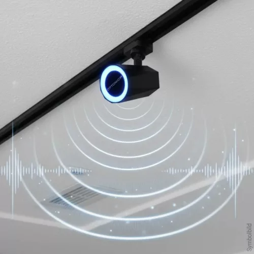 Optonica 1-fázisú sínlámpa beépített Bluetooth hangszóróval és RGB világítással