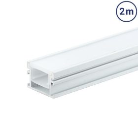 Masszív, járásálló, padlóba süllyeszthető alumínium LED profil szett