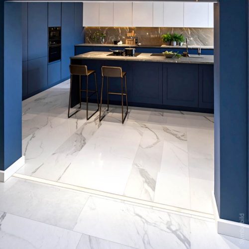 Masszív, járásálló, padlóba süllyeszthető alumínium LED profil szett