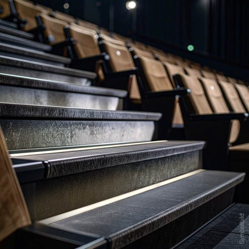 Masszív, járásálló, padlóba süllyeszthető alumínium LED profil szett