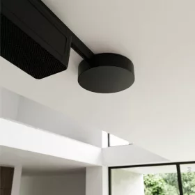 Optonica M05 kerek fekete mennyezeti tápegység 100W 48V mágneses sínrendszerhez
