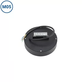 Optonica M05 kerek fekete mennyezeti tápegység 200W 48V mágneses sínrendszerhez