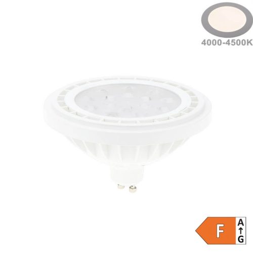 AR111 LED Spot (GU10, 230V) 15W, 30° – Természetes Fehér