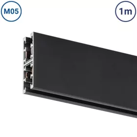 Optonica M05-S2 fekete kétoldalas Up & Down mágneses sín függesztett világításhoz 1 méteres hosszban
