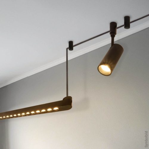 48V flexibilis világítási rendszer 2 spot+1 lineáris lámpával, 5 méter