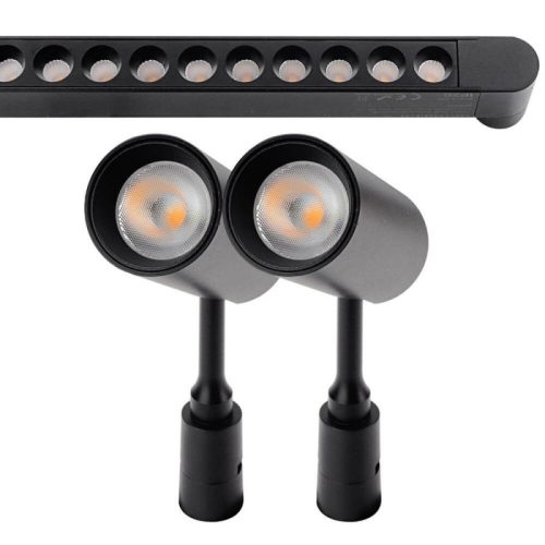 48V flexibilis világítási rendszer 2 spot+1 lineáris lámpával, 5 méter