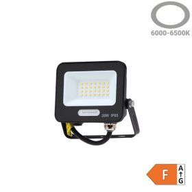 LED reflektor 20W 1800lm 6000K 120º SMD Fekete-Optonica