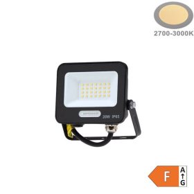 LED reflektor 20W 1800lm 3000K 120º SMD Fekete-Optonica