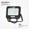 LED reflektor 20W 1800lm 3000K 120º SMD Fekete-Optonica