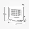 LED reflektor 150W 13500lm 4000K 120º SMD Fekete-Optonica