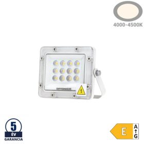 Professzionális, 10W-os, fehér LED reflektor, IP65 védelemmel, természetes fehér 1000lumen