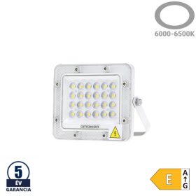 Professzionális, 20W-os, fehér LED reflektor, IP65 védelemmel, hideg fehér 2000lumen