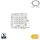 Professzionális, 20W-os, fehér LED reflektor, IP65 védelemmel, hideg fehér 2000lumen