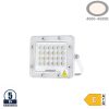 Professzionális, 20W-os, fehér LED reflektor, IP65 védelemmel, természetes fehér 2000lumen