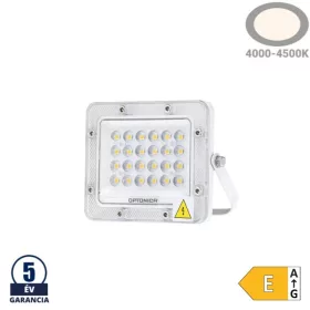 Professzionális, 20W-os, fehér LED reflektor, IP65 védelemmel, természetes fehér 2000lumen