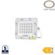 Professzionális, 20W-os, fehér LED reflektor, IP65 védelemmel, természetes fehér 2000lumen