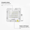 Professzionális, 20W-os, fehér LED reflektor, IP65 védelemmel, meleg fehér 2000lumen