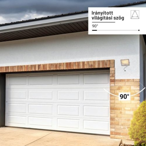 Professzionális, 30W-os, fehér LED reflektor, IP65 védelemmel, meleg fehér 3000lumen