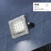 Professzionális, 10W-os, fekete LED reflektor, IP65 védelemmel, hideg fehér 1000lumen