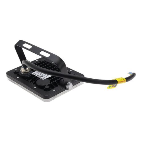 Professzionális, 10W-os, fekete LED reflektor, IP65 védelemmel, meleg fehér